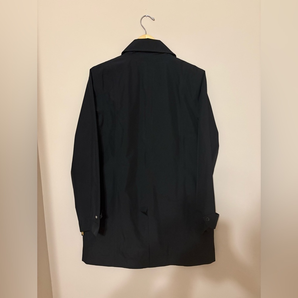 Vintage Lilly Pulitzer Women's Black Rain Jacket Size S Water Resistant Casual - Picture 4 of 4